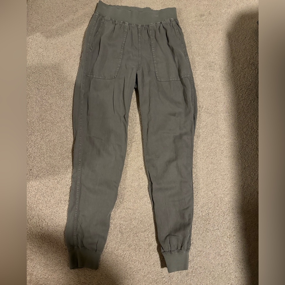 Faherty Womens Arlie Day Pants Surplus Green Size XS - Picture 2 of 6